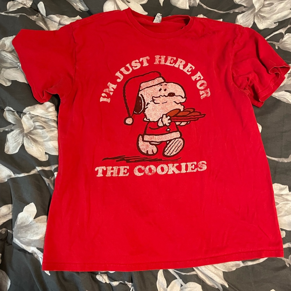 snoopy xmas shirt